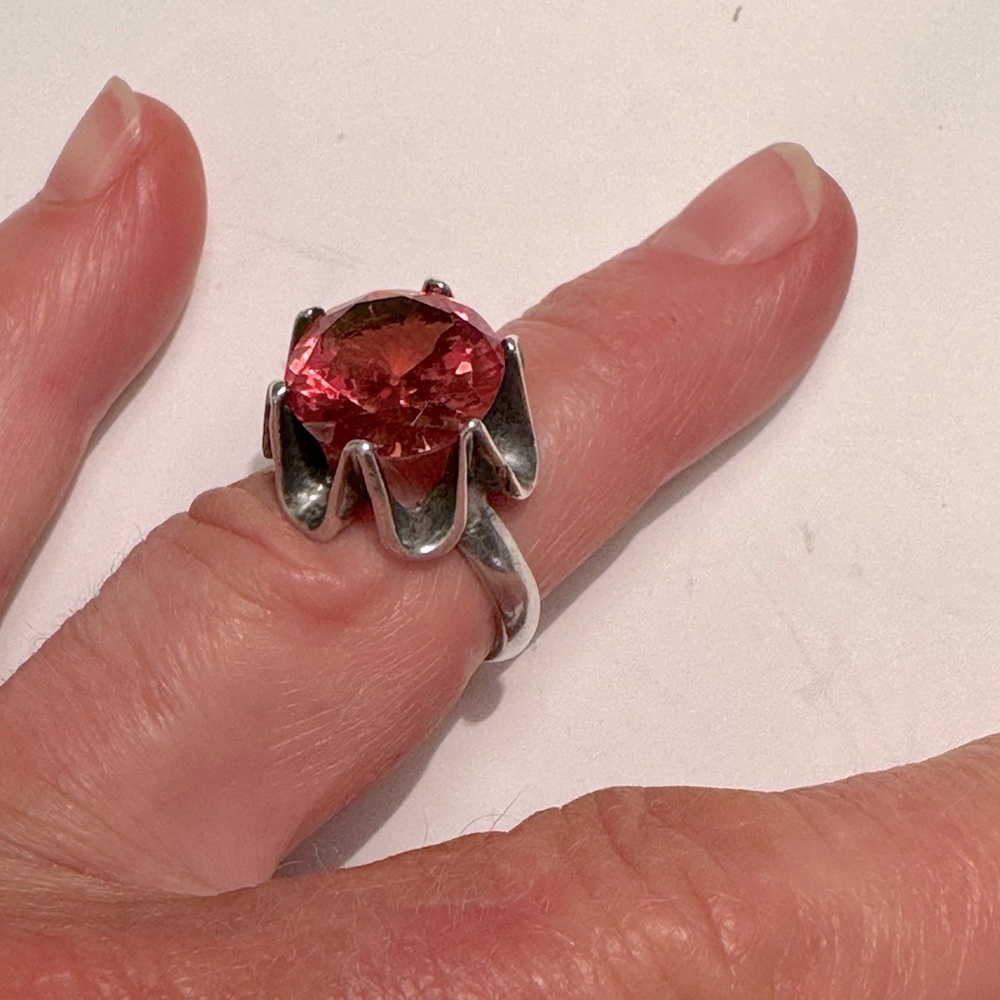 Silver and Citrine Ring